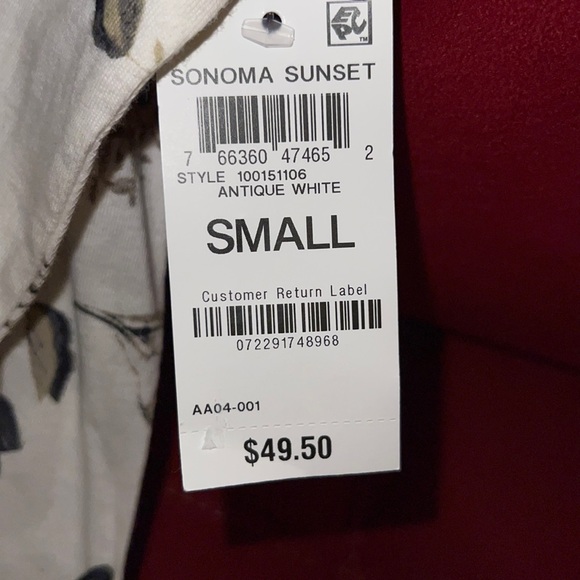 Mens INC FLORAL L/S shirt - Picture 5 of 6